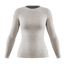 Sports Compression Shirt Long Sleeve Women silvergrey