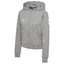 hmlGO 2.0 CHEVRON ZIP HOODIE WOMAN greymelange
