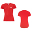 Vives dames inspeelshirt polyester rood