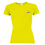 Shirt dames Volleybaldirect Open neonyellow