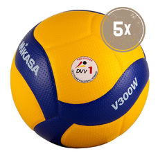 VOLLEYBAL V300W - Pakket 5 ballen