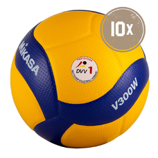 VOLLEYBAL V300W - Pakket 10 ballen