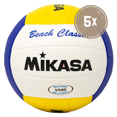 BEACHVOLLEYBAL BEACH CLASSIC VX 20 - Pakket 5 ballen