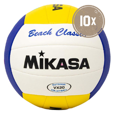 BEACHVOLLEYBAL BEACH CLASSIC VX 20 - Pakket 10 ballen