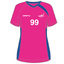 LEYTHON DC WEDSTRIJDSHIRT DAMES roze
