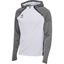 hmlLEAD 2.0 ZIP HOODIE whitesteelgray
