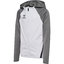 hmlLEAD 2.0 ZIP HOODIE KIDS whitesteelgray