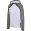 hmlLEAD 2.0 ZIP HOODIE WOMAN whitesteelgray