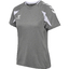 hmlCORE 2.0 JERSEY S/S WOMAN steelgraywhite