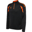 hmlCORE 2.0 HALF ZIP blackorangetiger