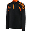 hmlCORE 2.0 HALF ZIP KIDS blackorangetiger