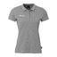 Classic Polo Shirt Damen darkgraumelange