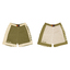 Reversible Shorts khakisilvergrey