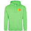 Hoodie Volleybaldirect Open limegreen