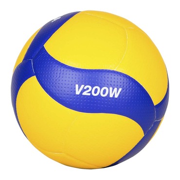 Volleybal Volleyballen Mikasa NL BAL0115320-5-geelblauw volleybaldirect.nl