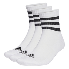 3-Streifen Cushioned Sportswear Mid-Cut Socken (3 Paar)