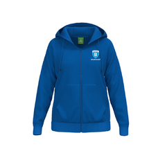 Bourgondië TS Hoodie met rits dames-2466484