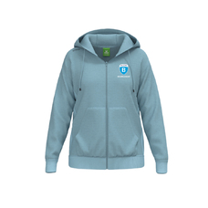 Bourgondië TS Hoodie met rits dames-2465521