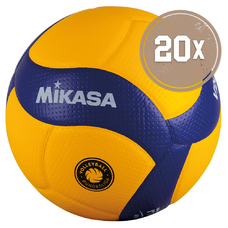 20ER BALLPAKET VOLLEYBALL V200W-VBL OFFICIAL (DVV1)-2400075