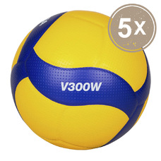 V300W Volleybal - Pakket 5 ballen