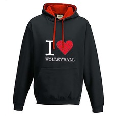 Hoodie I LOVE VOLLEYBALL